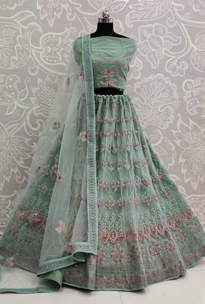 Green Lehenga Choli