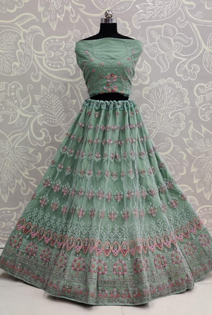 Green Lehenga Choli