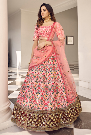 Pink Lehenga Choli set