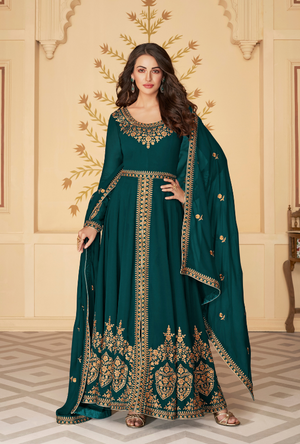 Sea Green Anarkali Suit