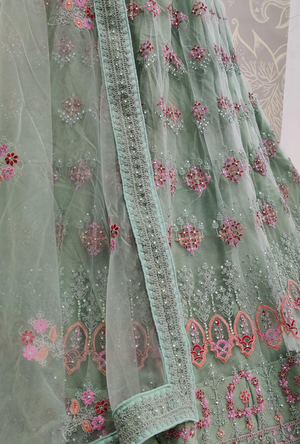 Green Lehenga Choli