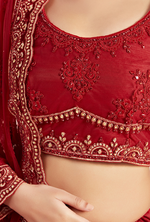 Red Lehenga Choli