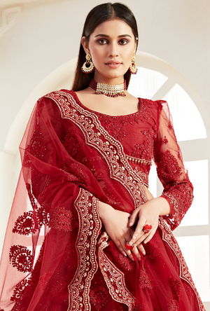 Red Lehenga Choli