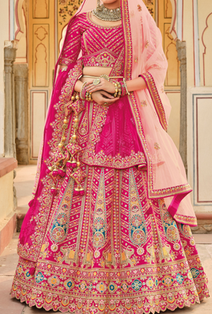 Pink Bridal Lehenga