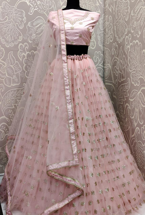 Pink Lehenga Choli