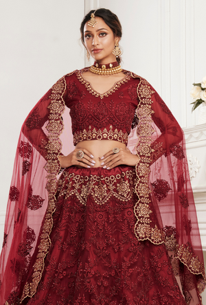 Red Lehenga Choli