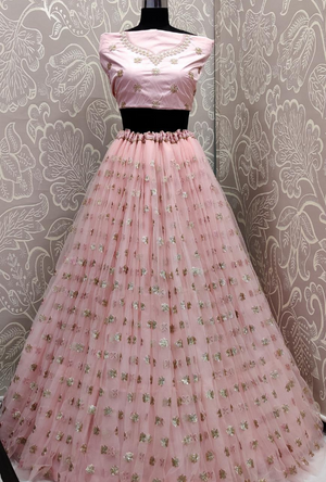 Pink Lehenga Choli