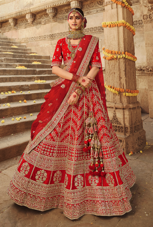 Red Lehenga