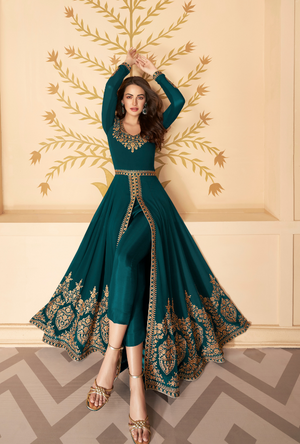 Sea Green Anarkali Suit