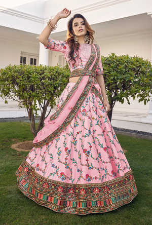 Pink Lehenga Choli set