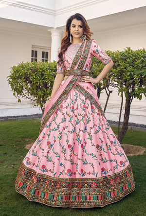 Pink Lehenga Choli set