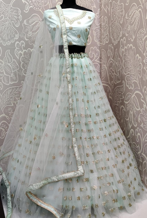 Light Sea Green Lehenga Choli