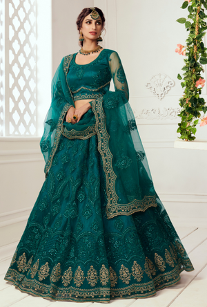 Green Lehenga Choli