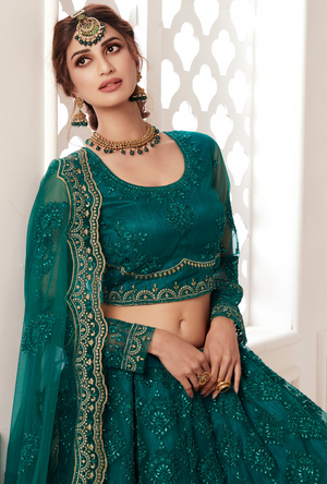 Green Lehenga Choli