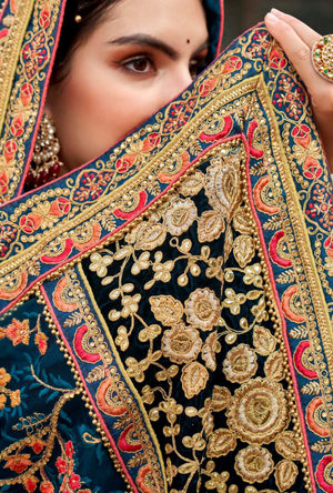 Multicolor Designer Saree