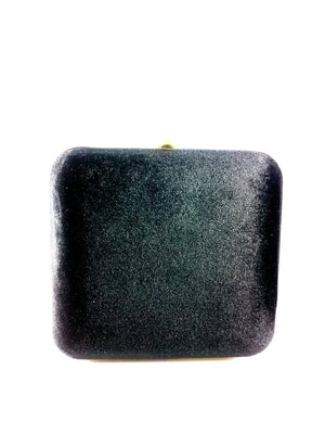 Black Zardozi clutch - Desi Royale