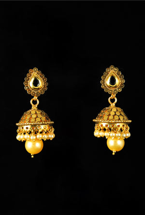 Elegant bell drop earrings - Desi Royale