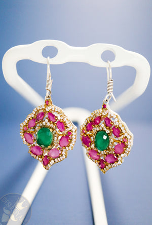 Leela Silver earrings - Desi Royale