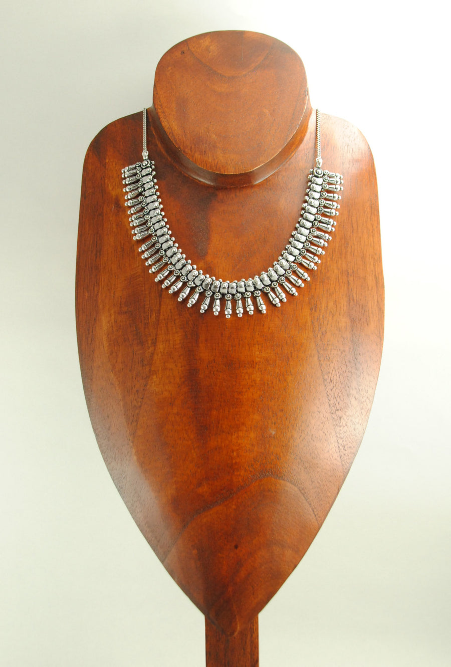 Sterling Silver Necklace With Beads - Desi Royale