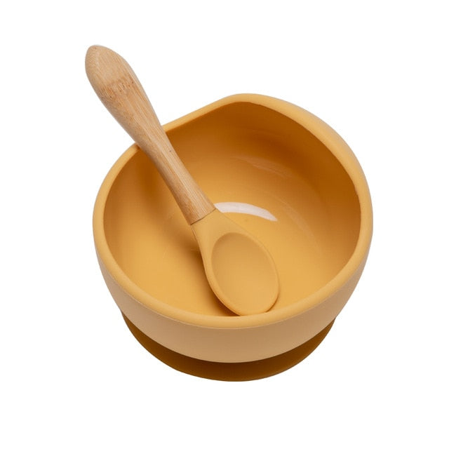 Baby Silicone Bowl Feeding Set