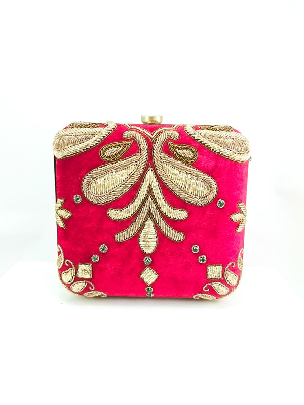 Home Products Red Wedding Clutch